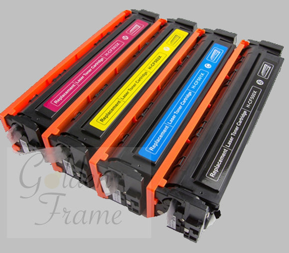 4 pack Generic CF500X/501X/502X/503X Toner for HP printers