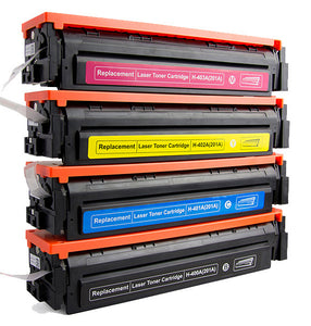 4 pack Generic CF400X/401X/402X/403X Toner for HP printers