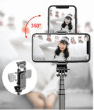 3-in-1 Selfie stick 190-820mm/10M remote controller+ fill-in light