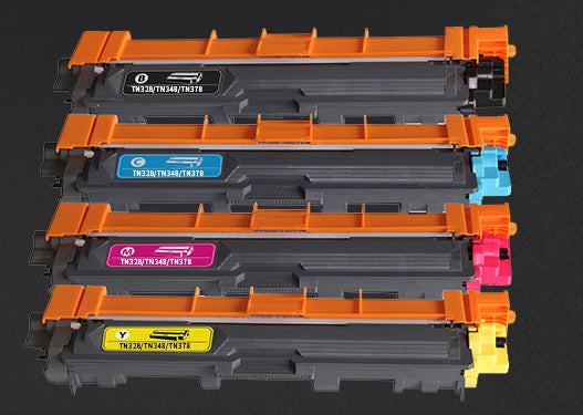 4 pack TN348 Toner for Brother printers